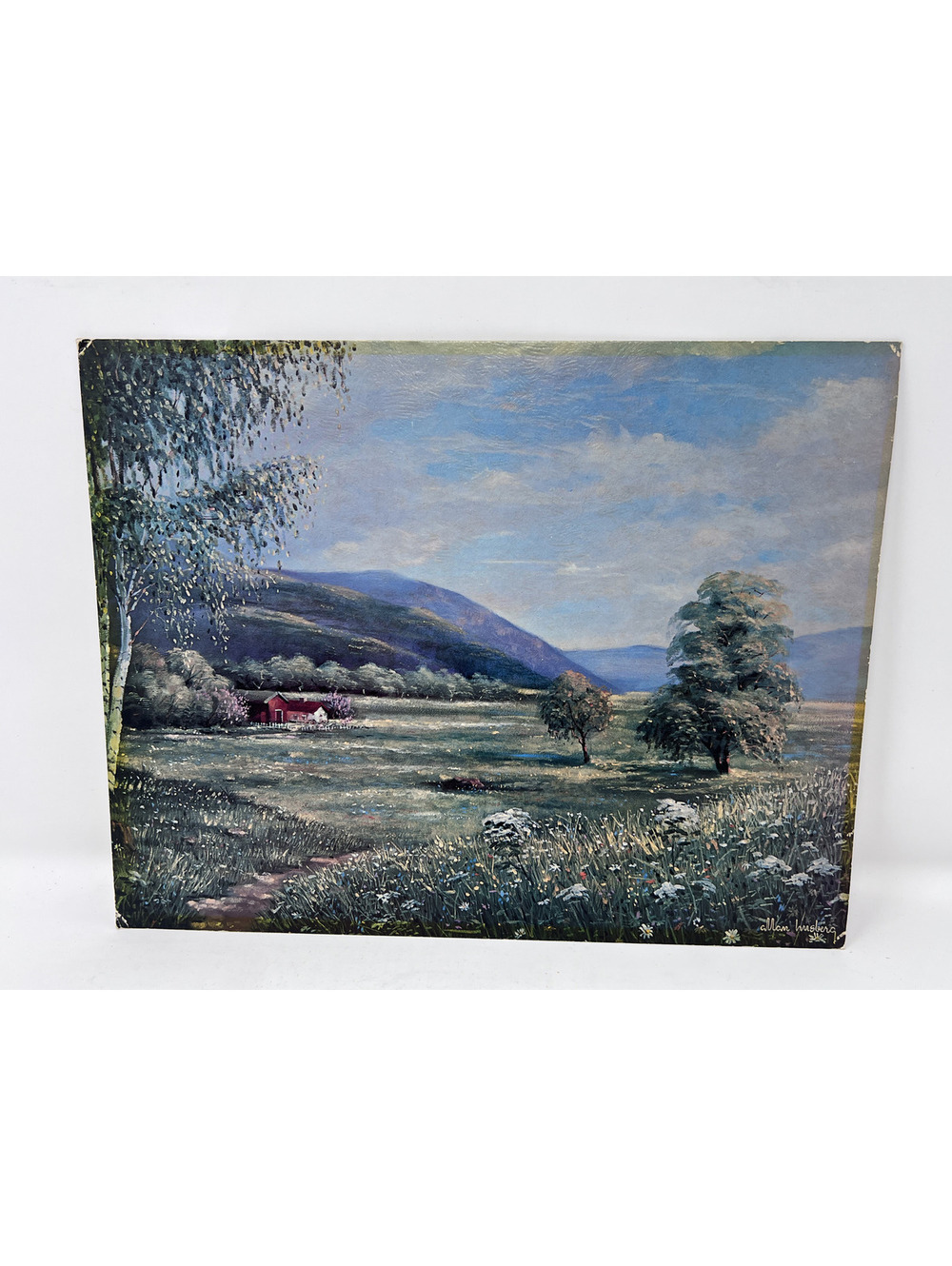 In The Valley by Allan Husberg Landscape Art Print